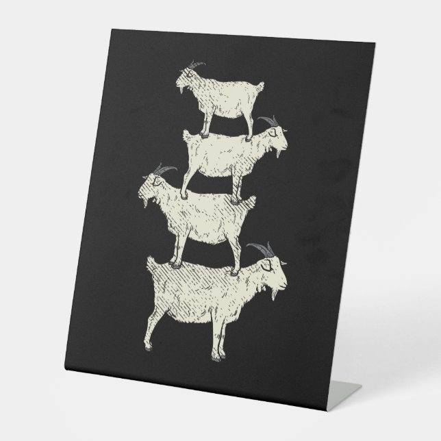 Expositor En L Goat Retro (Anverso)