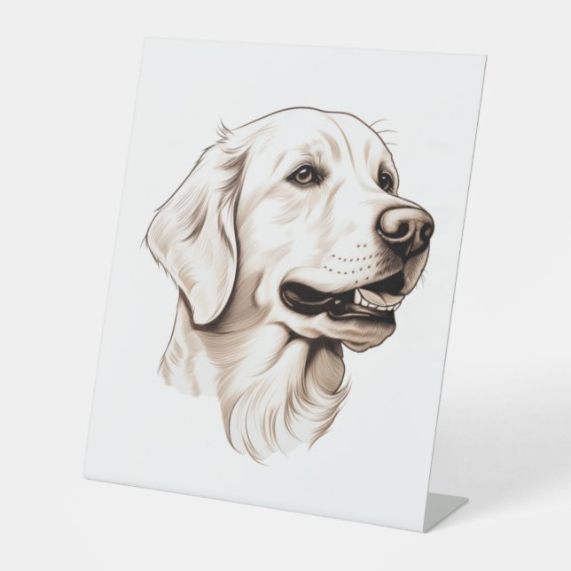 Expositor En L Golden Retriever 2 (Anverso)