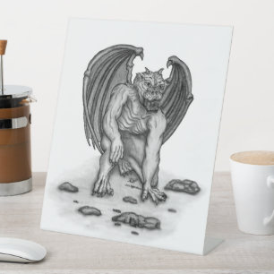Expositor En L Golem Gargoyle