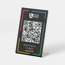 Expositor En L Google Bewertungs mit QR code 