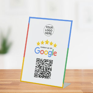 Expositor En L Google Business Review 5 Star Qr Code