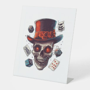 Expositor En L Gorra de Skull Magician
