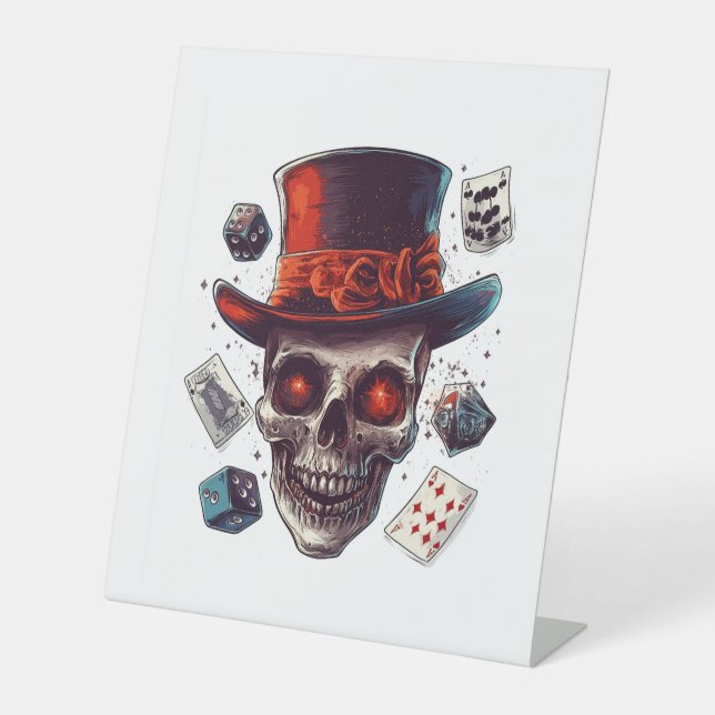 Expositor En L Gorra de Skull Magician (Anverso)