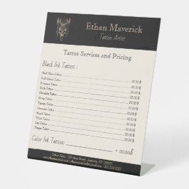 Expositor En L Gótica Fantasy Wolf Skull Lista de precios en negr