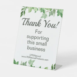 Expositor En L Gracias a Small Business Leaf