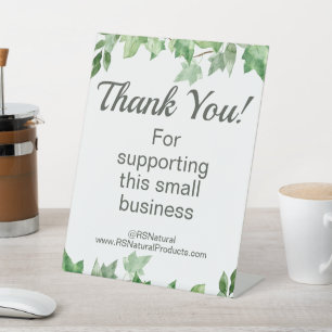 Expositor En L Gracias a Small Business Leaf