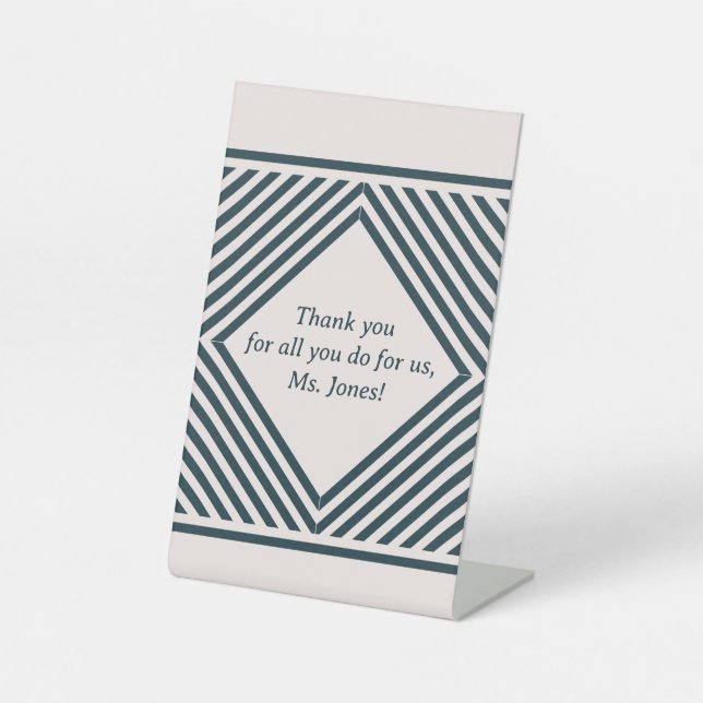 Expositor En L Gracias por el profesor (Anverso)