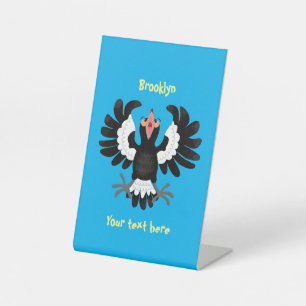 Expositor En L Gracioso ilustracion de personalizado magpie austr