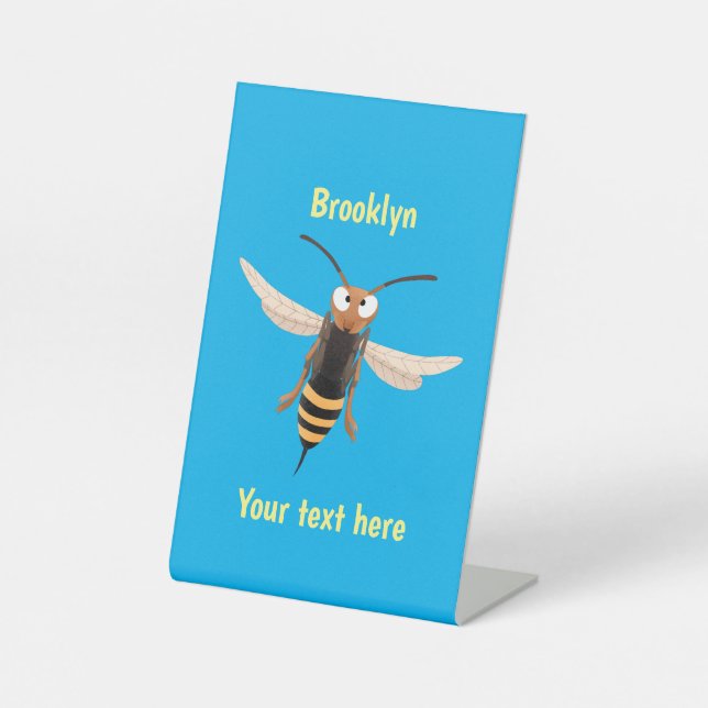Expositor En L Gracioso ilustracion personalizado de avispas de a (Anverso)