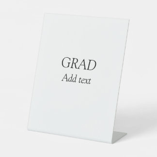 Expositor En L Grad simple minimalista graduación elegante modern