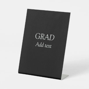 Expositor En L Grad simple minimalista graduación elegante modern