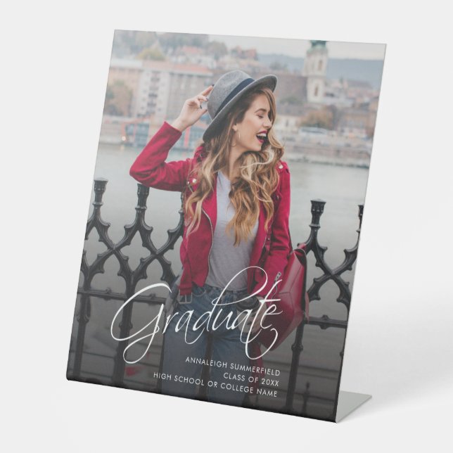 Expositor En L Graduación 2025 Foto Grad Fiesta (Anverso)