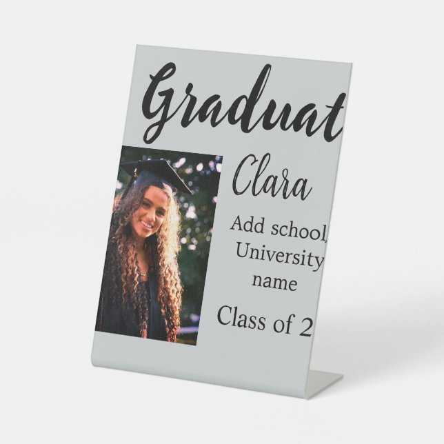 Expositor En L Graduación añadir clase de nombre de 20xx congrats (Anverso)