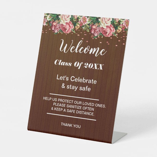 Expositor En L Graduación Seguridad Rústica del Fiesta Floral de  (Anverso)