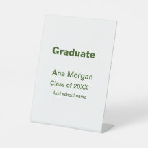 Graduado agregar nombre clase de nombre de escuela