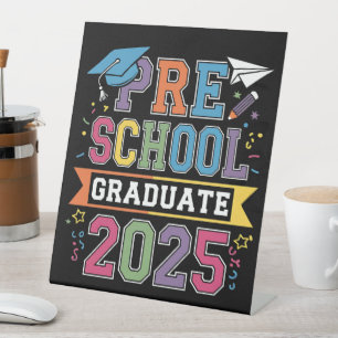 Expositor En L Graduado de Preescolar 2025 Graduación Escuela Pre