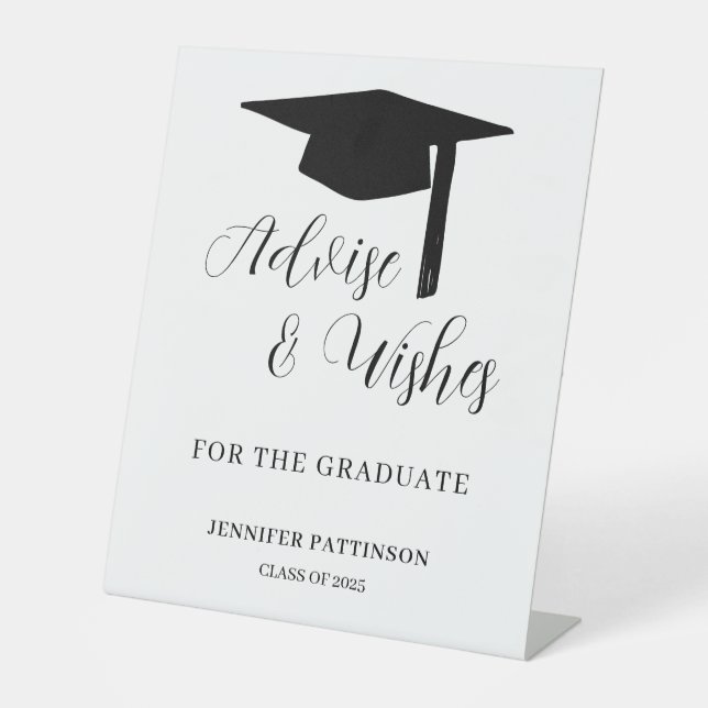 Expositor En L Graduate Advise & Wishes Graduation  (Anverso)