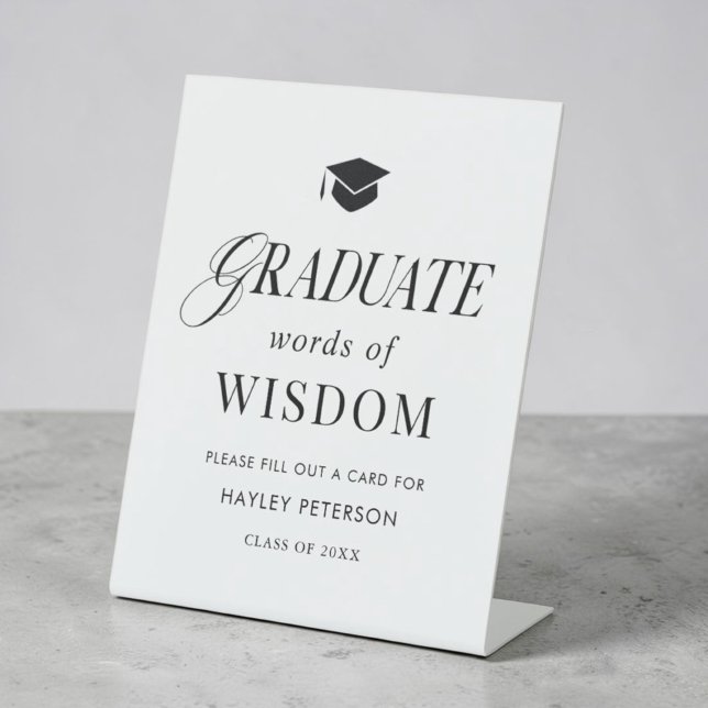 Expositor En L Graduate Party Words of Wisdom Advice (Subido por el creador)