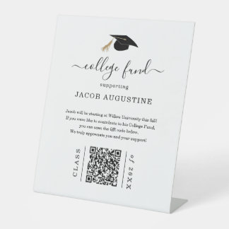 Expositor En L Graduation College Fund with QR Code