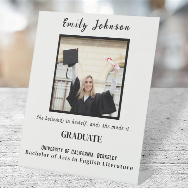 Expositor En L Graduation gift for Her, Graduation Photo Frame (Subido por el creador)