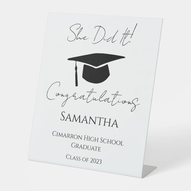 Expositor En L Graduation Party Congratulations 2023 (Anverso)