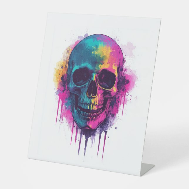 Expositor En L Graffiti Skull Rebel (Anverso)