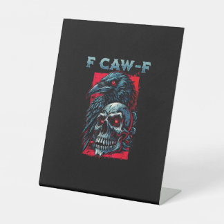 Expositor En L Gráfica Humorística de Cuervo F-Caw-F