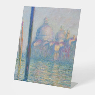 Expositor En L Gran Canal Monet Venecia Italia Pintura Clásica