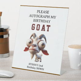 Expositor En L Granja de cabra de animales Fiesta de cumpleaños n
