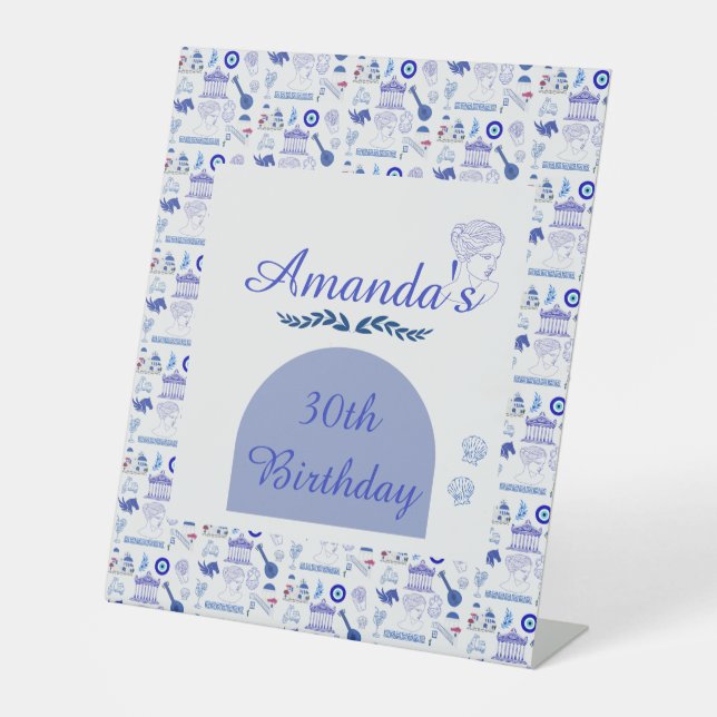 Expositor En L Greece Blue and White (Anverso)