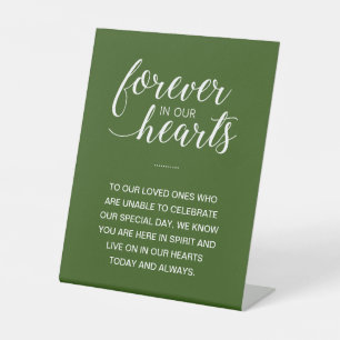 Expositor En L Green Forever In Our Hearts Memorial Boda