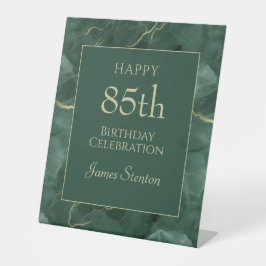 Expositor En L Green Marble 85th Birthday
