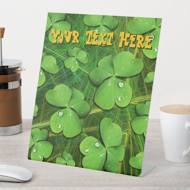 Expositor En L Green Shamrock St Patrick's iPhone 5 Funda-Mate (In Situ)