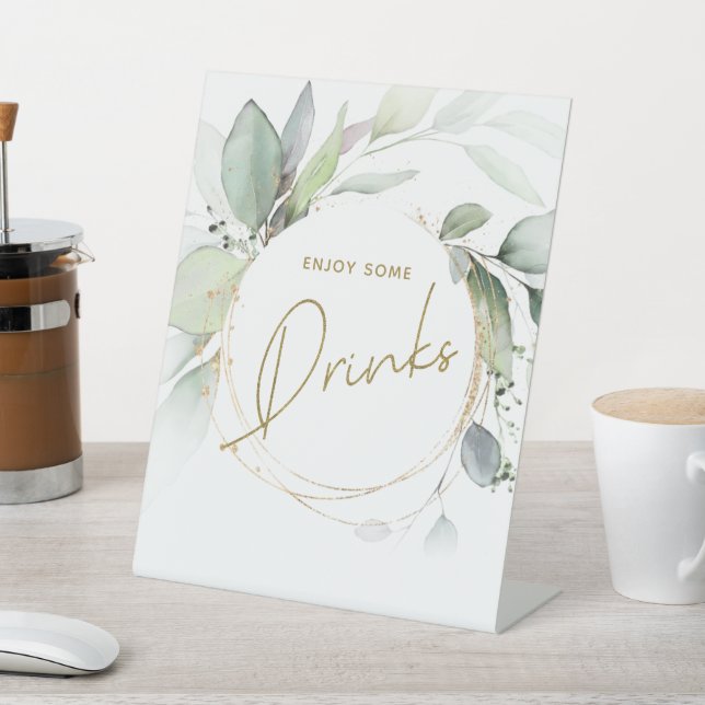 Expositor En L Greeneration Gold Foliage Eucalyptus (In Situ)