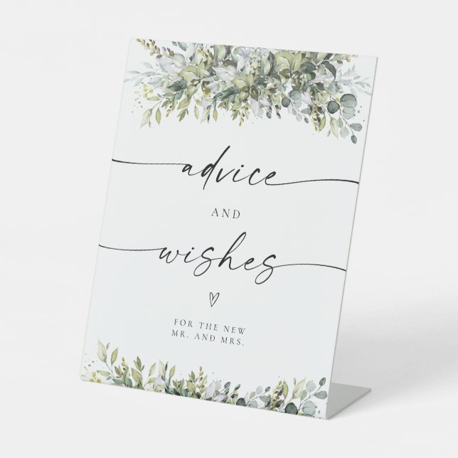 Expositor En L Greenery Herbal Advice and Wish Rótulo (Anverso)