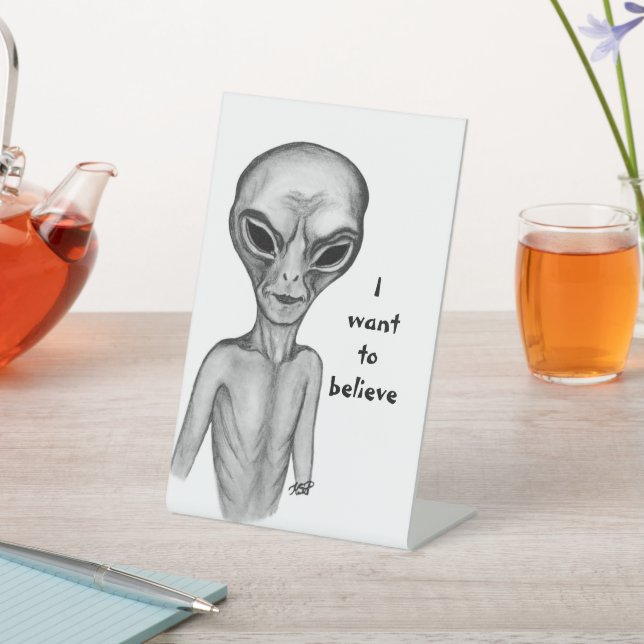 Expositor En L Grey Alien , quiero creer (In Situ)