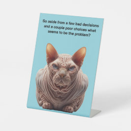 Expositor En L Grumpy Sphynx Cat
