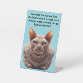 Expositor En L Grumpy Sphynx Cat