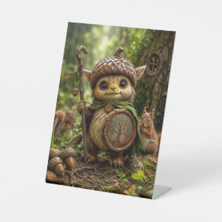 Expositor En L Guardián de la Bellota Cute Monstruo del Bosque
