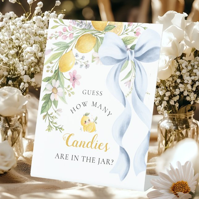 Expositor En L Guess How Many Candies Main Squeeze Bridal Shower (Subido por el creador)