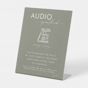 Expositor En L Guía de audio de un Boda mínimo moderno