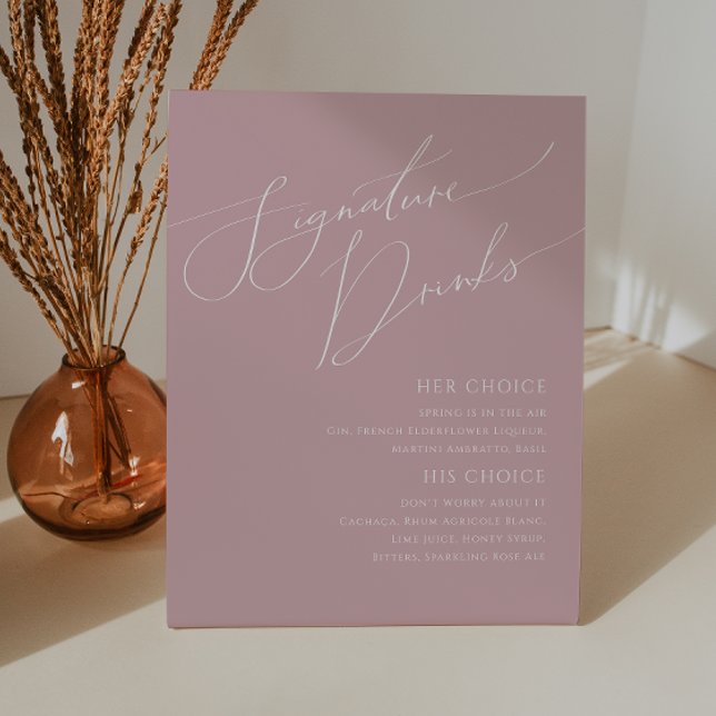 Expositor En L Guión caprichoso | Bebidas con Rosa polvoriento (Subido por el creador)