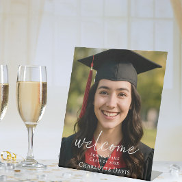 Expositor En L Guión fotográfico Fiesta de graduación bienvenida
