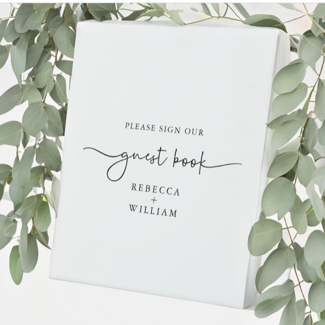 Expositor En L Guión manuscrito moderno Libro blanco negro de inv (Subido por el creador)