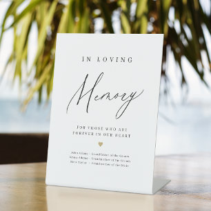 Expositor En L Guión minimalista moderno en el signo de amor a la