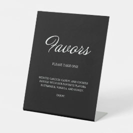 Expositor En L Guión moderno Minimalista favorece al Boda negro