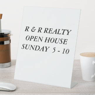 Expositor En L hacer su propio signo de personalizado