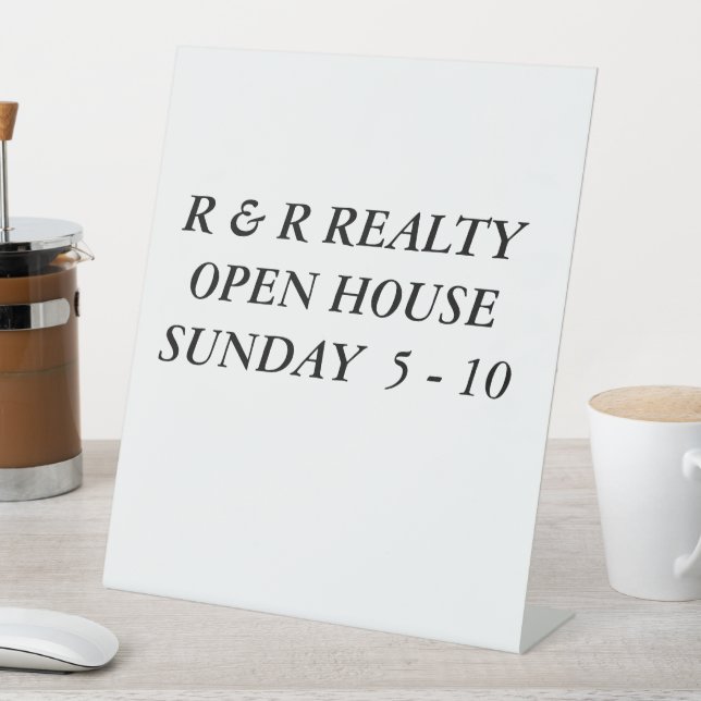 Expositor En L hacer su propio signo de personalizado (In Situ)