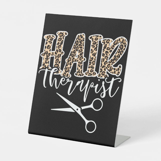 Expositor En L Hair Therapist Hair Stylist Hairdresser (Anverso)