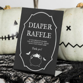 Expositor En L Halloween Baby Shower Diaper Raffle